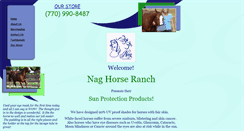 Desktop Screenshot of naghorseranch.com