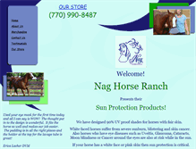 Tablet Screenshot of naghorseranch.com